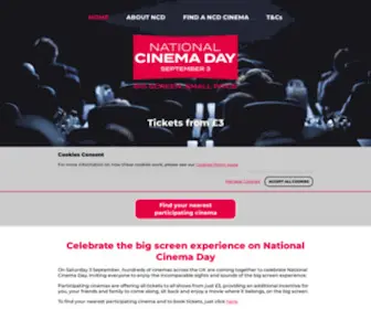 Nationalcinemaday.uk(National Cinema Day) Screenshot