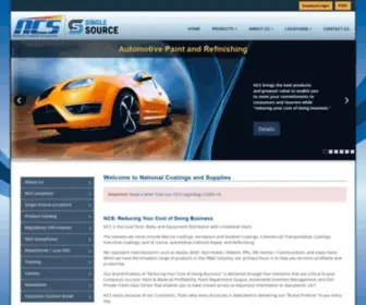 Nationalcoatingsandsupplies.com(National Coatings and Supplies) Screenshot