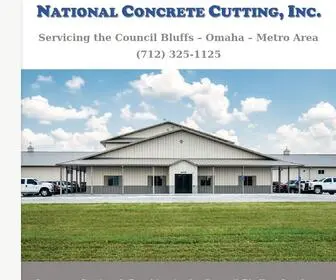 Nationalconcretecutting.com(Concrete Cutting & Breaking in Omaha) Screenshot