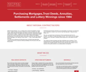 Nationalcontractbuyers.com(National Contract Buyers) Screenshot