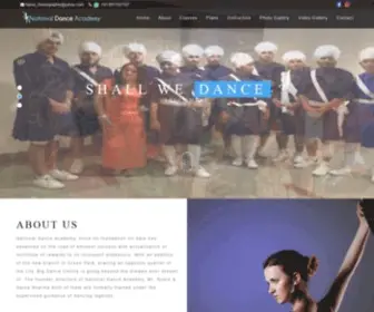 Nationaldanceacademy.in(National Dance Academy) Screenshot