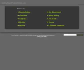 Nationaldayofreconciliation.com(Great domain names provide SEO) Screenshot