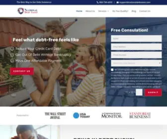 Nationaldebtassist.com(National Debt Assistance is here to Help You Get Out of Debt) Screenshot