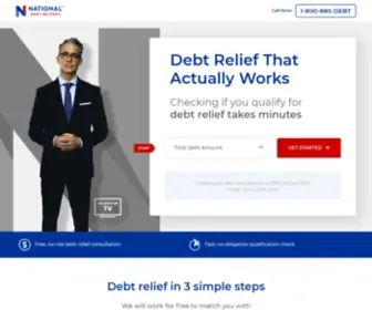 Nationaldebthelpers.com(National Debt Helpers) Screenshot