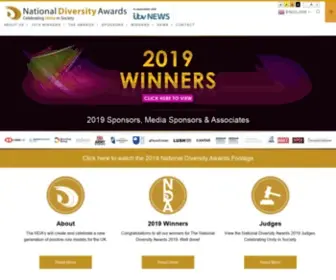 Nationaldiversityawards.co.uk(National Diversity Awards) Screenshot