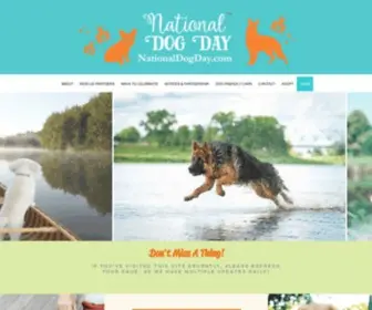 Nationaldogday.com(National Dog Day) Screenshot