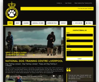 Nationaldogtrainingcentre.com(National Dog Training Centre Liverpool) Screenshot