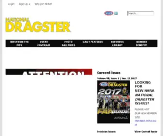 Nationaldragster.net(National Dragster) Screenshot