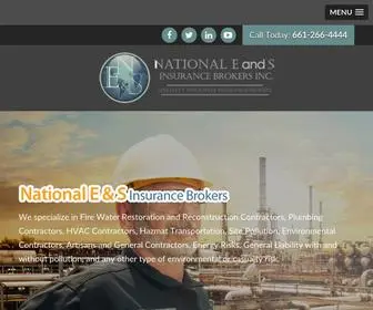 Nationaleands.com(National E&S Insurance Brokers) Screenshot