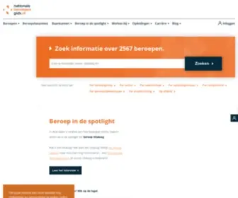 Nationaleberoepengids.nl(Bekijk alle beroepen op) Screenshot