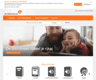 Nationalebibliotheekpas.nl(De Bibliotheek maakt je rijker) Screenshot