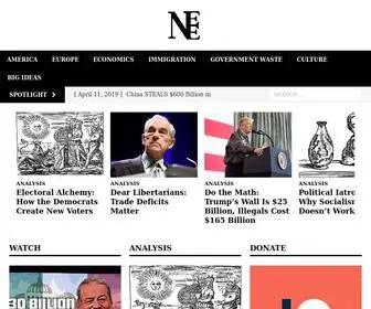 Nationaleconomicseditorial.com(National Economics Editorial) Screenshot