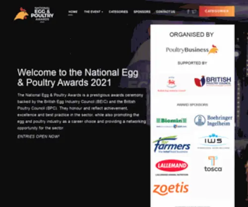 Nationaleggandpoultryawards.co.uk(National Egg and Poultry Awards 2021) Screenshot