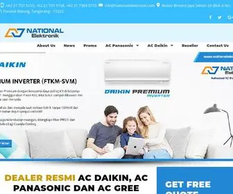 Nationalelektronik.com(Toko AC Panasonic) Screenshot
