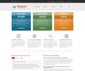 Nationalemails.com(National Email Service) Screenshot