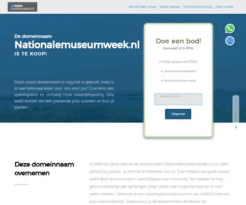 Nationalemuseumweek.nl(Domeinnaam) Screenshot