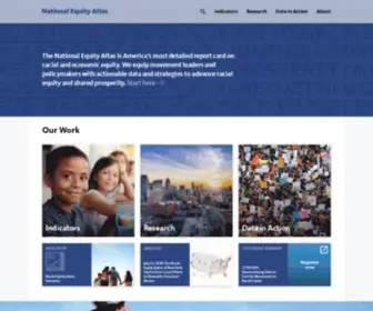 Nationalequityatlas.org(National Equity Atlas) Screenshot