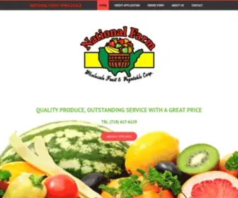 Nationalfarmproduce.com(National Farm Wholesale) Screenshot