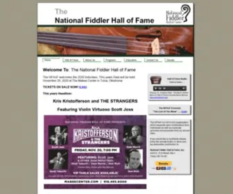 Nationalfiddlerhalloffame.org(National Fiddler Hall of Fame Home) Screenshot