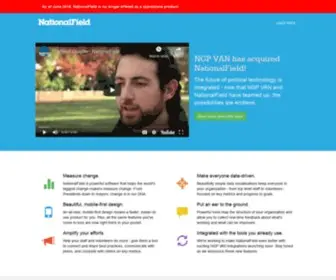 Nationalfield.com(Social Business Performance) Screenshot