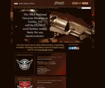 Nationalfirearmsmuseum.org(NRA Museums) Screenshot