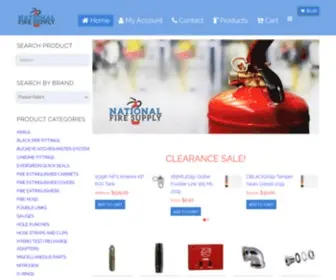 Nationalfiresupply.com(National Fire Supply) Screenshot