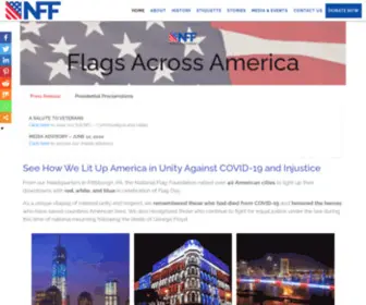 Nationalflagfoundation.org(Join us in celebrating our flag and what its stands for. The National Flag Foundation) Screenshot