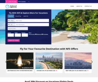 Nationalflightservice.com(National Flight Service®) Screenshot