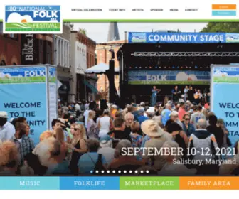 Nationalfolkfestival.com(National Folk Festival Salisbury) Screenshot