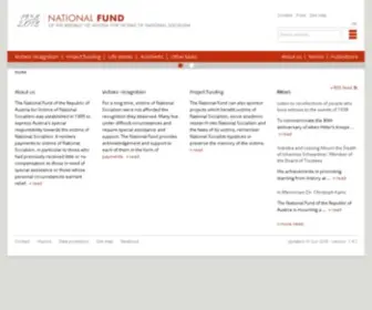 Nationalfonds.org(National Fund of the Republic of Austria for Victims of National Socialism) Screenshot