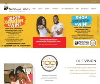 Nationalfoods.co.zw(National Foods Limited) Screenshot