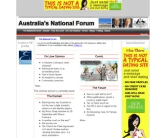 Nationalforum.com.au(Nationalforum) Screenshot