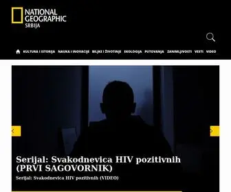 Nationalgeographic.rs(National Geographic Srbija) Screenshot