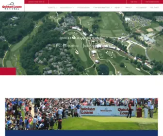 Nationalgolftournament.com(The Quicken Loans National golf tournament) Screenshot