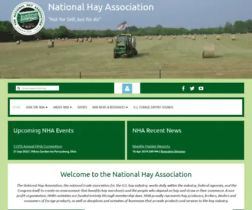 Nationalhay.org(National Hay Association) Screenshot