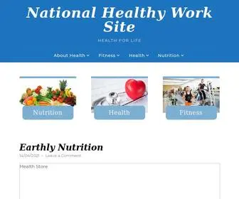 Nationalhealthyworksite.com(National Healthy Work Site) Screenshot