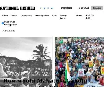 Nationalheraldindia.com(National Herald) Screenshot