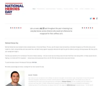 Nationalheroesday.com(National Heroes Day) Screenshot