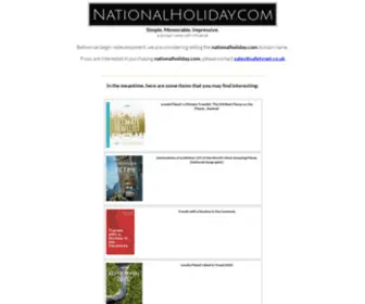 Nationalholiday.com(nationalholiday) Screenshot