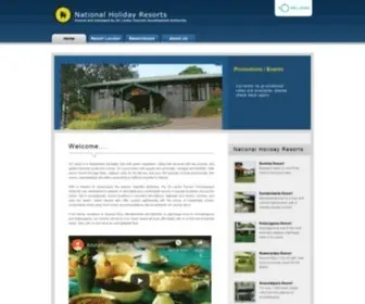 Nationalholidayresorts.lk(National Holiday Resorts) Screenshot