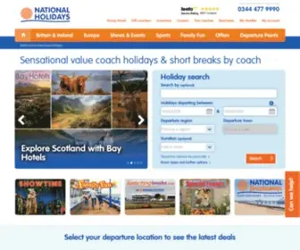 Nationalholidays.com(Coach Holidays) Screenshot