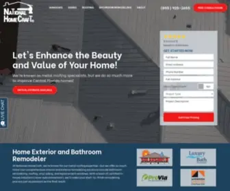 Nationalhomecraft.com(Home Exterior and Bathroom Remodeler) Screenshot