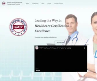 Nationalhpct.com(Healthcare Professionals Competency Testing) Screenshot