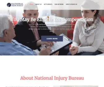 Nationalinjurybureau.com(National Injury Bureau) Screenshot