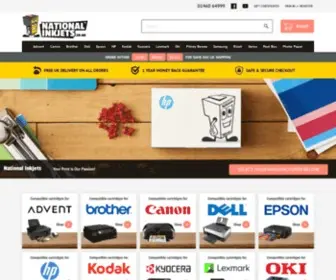 Nationalinkjets.co.uk(Printer Ink Cartridges) Screenshot