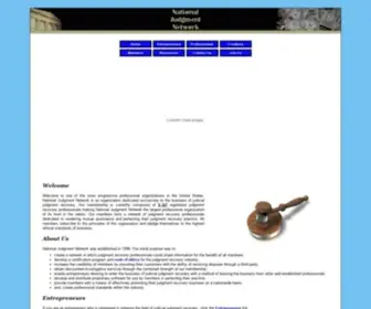 Nationaljudgment.net(Judgment recovery network) Screenshot