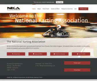 Nationalkarting.co.uk(National Karting Association) Screenshot