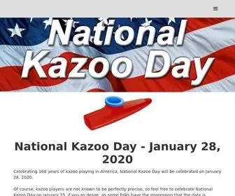 Nationalkazooday.com(Kazoos) Screenshot