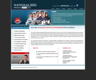 Nationalkochi.com(The national institute of engineering) Screenshot