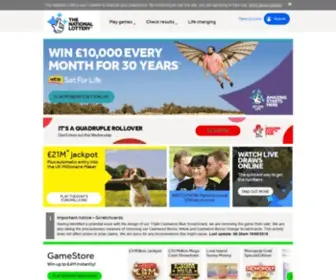 Nationallottery.co.uk(Lotto) Screenshot